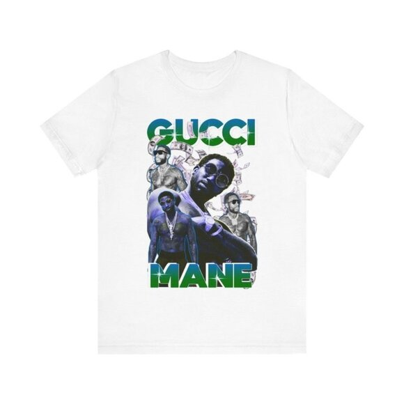 Gucci Mane Unisex Jersey Short Sleeve Tee - Picture 1 of 4